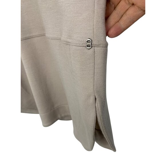 OttodAme Runway V-Neck Tunic Shift Dress Size 6 US Italy Wool RR10265 NWT $182 - Picture 9 of 12